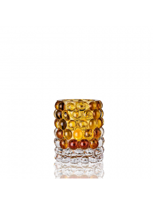 Waxinelichthouder | Boule | Medium | Amber