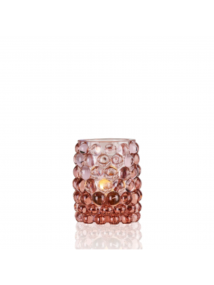 Waxinelichthouder | Boule | Medium | Rose
