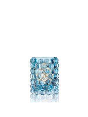 Waxinelichthouder | Boule | Medium | Coral Blue