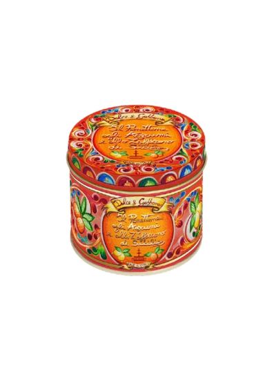 Dolce & Gabbana Panettone Bewaarblik Citrus & Saffraan Rood 100 gram - Vorspaget Home