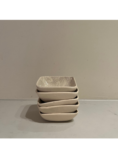 Wonki Ware | Schaaltje Mini Vierkant | Warm Grey - Vorspaget Home