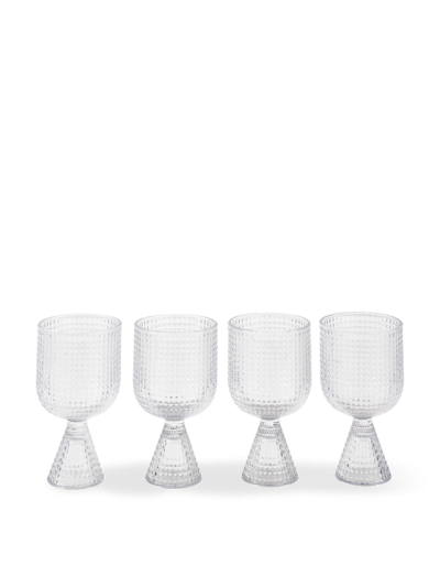 Polspotten Rooftop Wijnglazen Set van 4 - Vorspaget Home