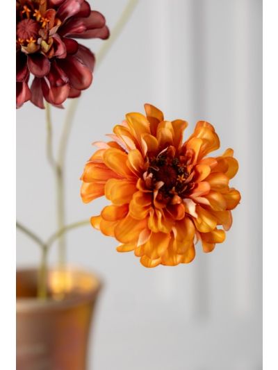 Silk-ka Zinnia Tak Oranje 62cm - Vorspaget Home
