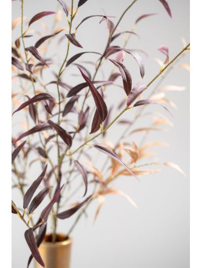 Silk-ka Eucalyptus Tak Bordeaux 123 cm - Vorspaget Home