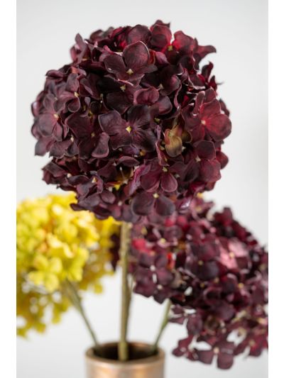 Silk-ka Hortensia Steel Bordeaux 50 cm - Vorspaget Home