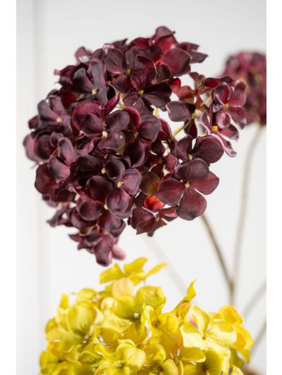 Silk-ka Hortensia Tak Bordeaux 85 cm - Vorspaget Home