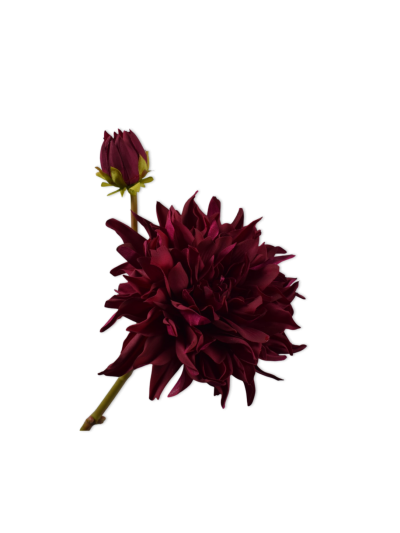Silk-ka Dahlia Tak Paars Real Touch 81 cm zijde bloem - Vorspaget Home