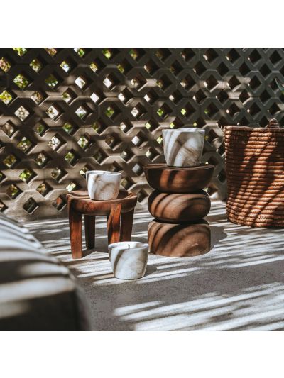 Mon Dada Urban Outdoor Candle Large Ecru + Deksel - Vorspaget Home