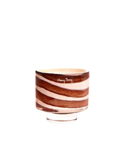 Wedding Gift Z&S | Henry Dean | Waxinelichthouder | V.Akiko | Aquarel Brown | S