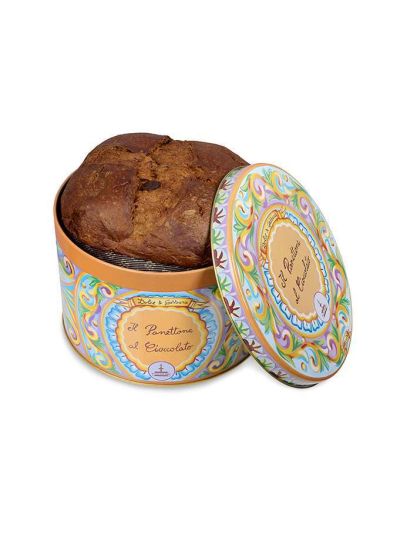 Dolce & Gabbana | Panettone | Bewaarblik | Chocolade | 500gr | Vorspaget Home