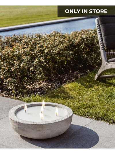 Mon Dada Urban Outdoor Candle XXXL + deksel Grey - Vorspaget Home