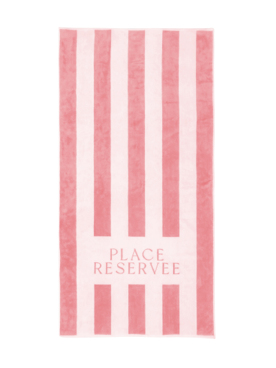 Place Reservee Strandlaken Pink Lemonade - Vorspaget Home