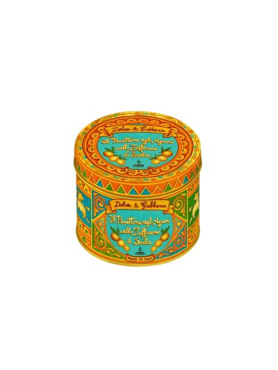 Dolce & Gabbana Panettone Bewaarblik Citrus & Saffraan Oranje 100 gram - Vorspaget Home
