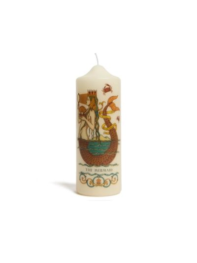 La Double J | Printed Pillar Candle | The Mermaid | Vorspaget Home