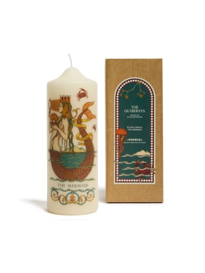 La Double J | Printed Pillar Candle | The Mermaid | Vorspaget Home