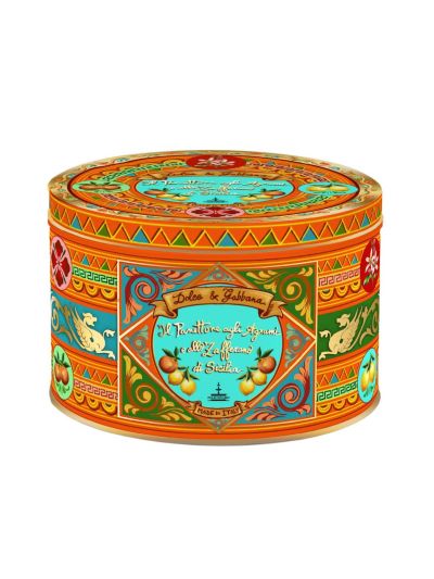 Dolce & Gabbana Panettone Bewaarblik Citrus & Siciliaans Saffraan 1kg - Vorspaget Home
