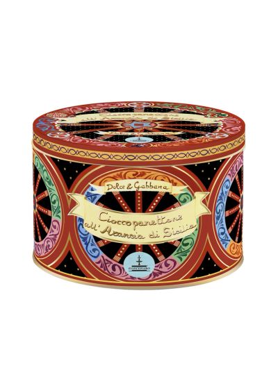 Dolce & Gabbana Panettone Bewaarblik Sinaasappel & Chocolade 1000gr - Vorspaget Home