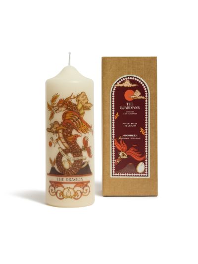 La Double J | Printed Pillar Candle | The Dragon | Vorspaget Home