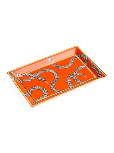 Jonathan Adler | Eden Rechthoek Tray | Orange