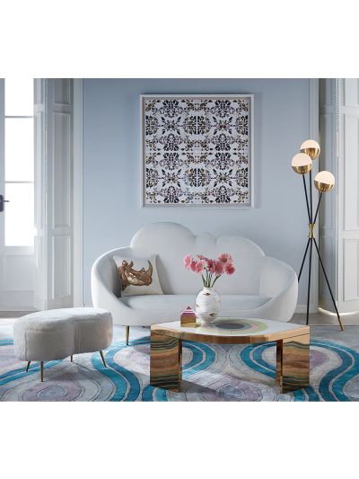 Jonathan Adler Gilded Muse Gala Round Vase Sphere