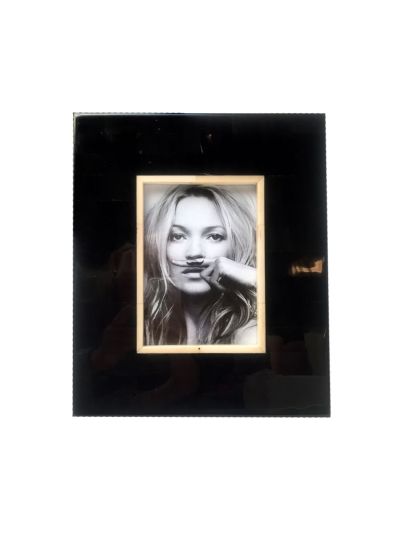 Fotolijst Sophia | Hoorn | Zwart/wit | 13x18cm