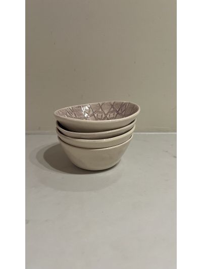Wonki Ware | Schaaltje Mini Rond | Aubergine | Vospaget Home