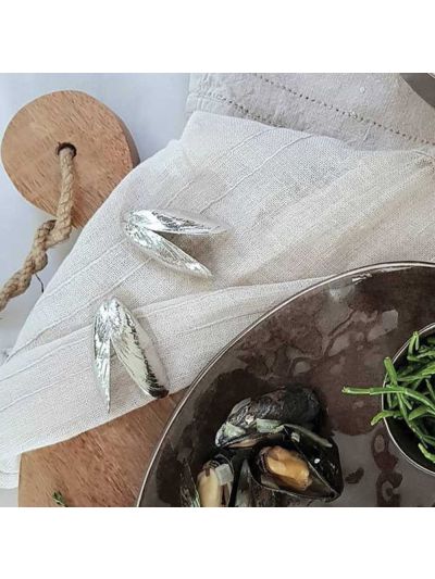 Anovi | Set van 2 | Zeeuws Mosselbestek | Zilver