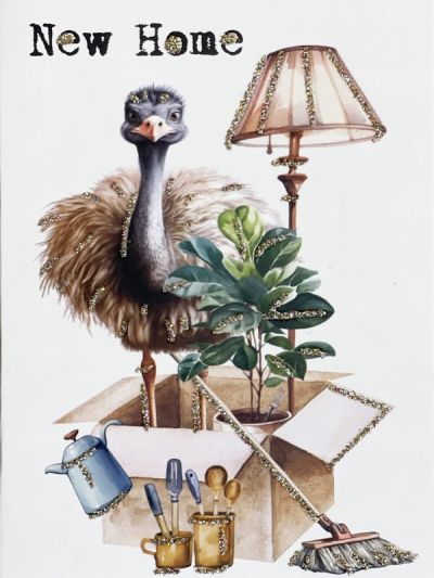 Vanilla Fly | Wenskaart | New Home| Vorspaget Home