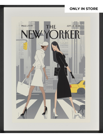 New Yorker | Print met lijst | Foley - Black White | Only in Store