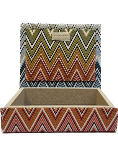 Bookbox Missoni Fabric Medium Open