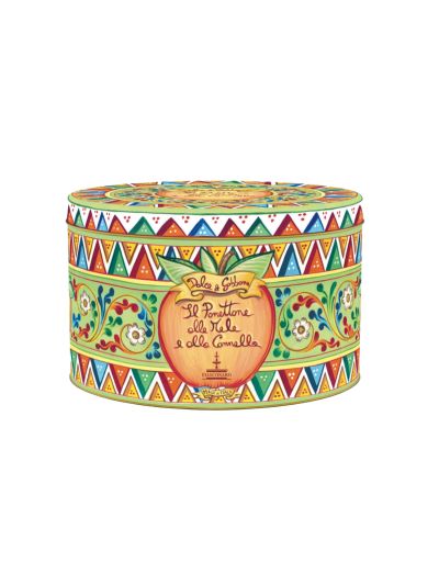 Dolce & Gabbana | Panettone | Bewaarblik | Appel & Kaneel | 600GR | Vorspaget Home