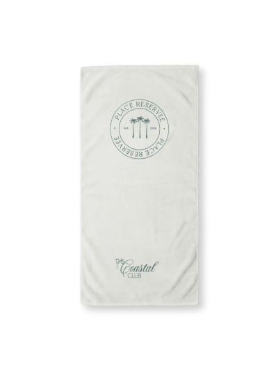 Place Reservee Strandlaken The Club Ecru/Eucalyptus - Vorspaget Home