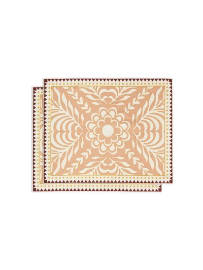 La Double J Set van 2 Servetten Herringbone Antique Pink - Vorspaget Home