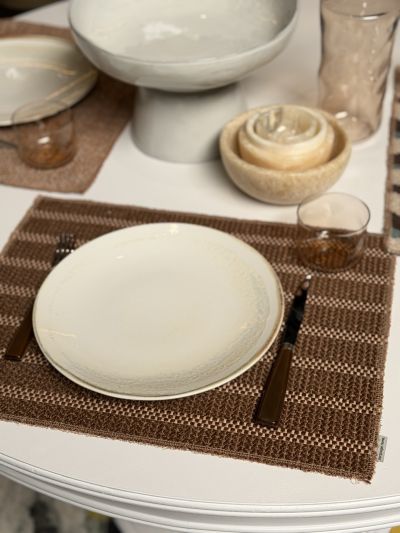 Vorspaget Home Placemat Outdoor Riga Mehndi Brique - Vorspaget Home
