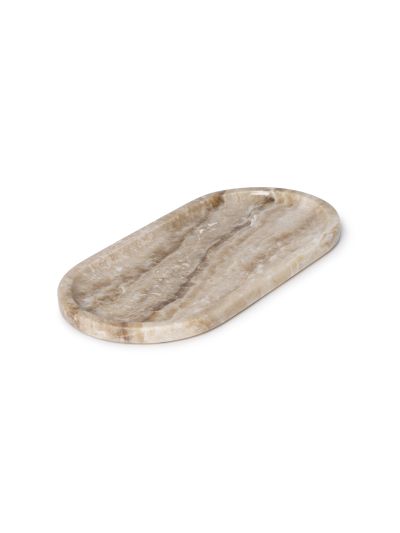 Marmer Tray Ovaal 30x15cm - Vorspaget Home