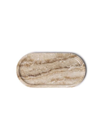 Marmer Tray Ovaal 30x15cm - Vorspaget Home