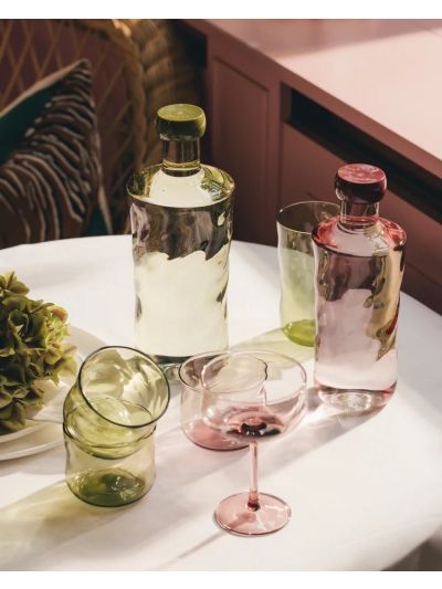 Paveau Set van 2 Coupe Glazen Swirl Silt Bordeaux - Vorspaget Home