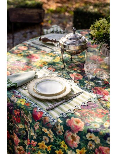 Borgo Delle Tovaglie Placemat Riga Capri Anice Delfino - Vorspaget Home