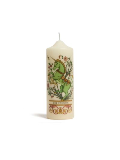 La Double J | Printed Pillar Candle | The Unicorn | Vorspaget Home