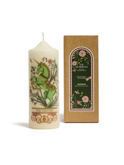 La Double J | Printed Pillar Candle | The Unicorn | Vorspaget Home