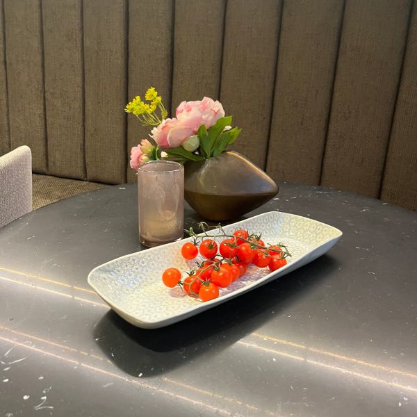 WONKI WARE | Wonki Ware | Schaal Rechthoek L | Warm Grey