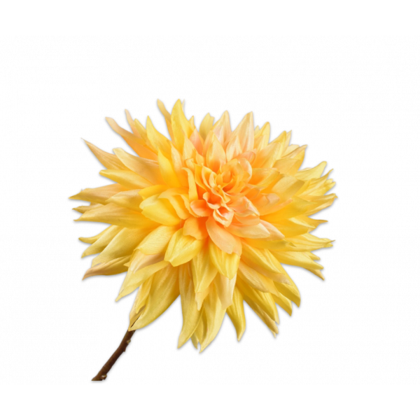 Silk-ka | Dahlia Tak | Geel| 65cm