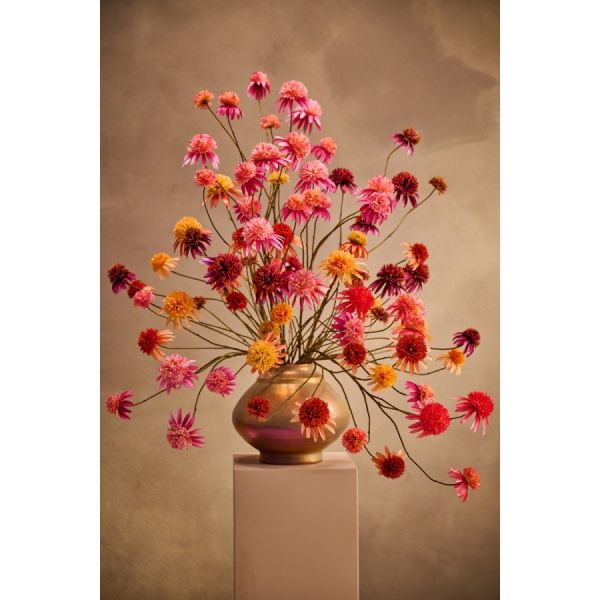 SILK-KA | Silk-ka | Rudbeckia Tak | Oranje/Rood | 90cm