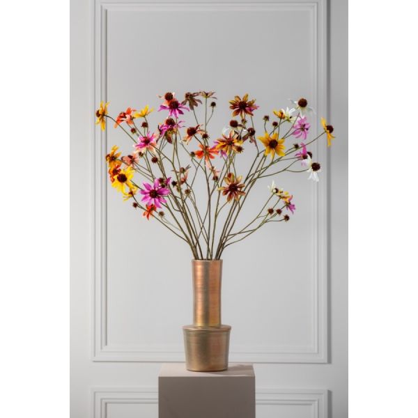 SILK-KA | Silk-ka | Rudbeckia Tak | Crème/Bruin | 91cm