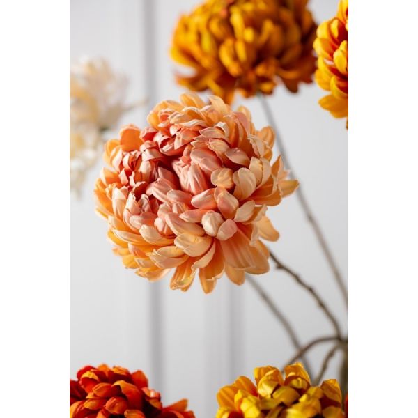 SILK-KA | Silk-ka | Chrysant Tak | Zalm | 76cm