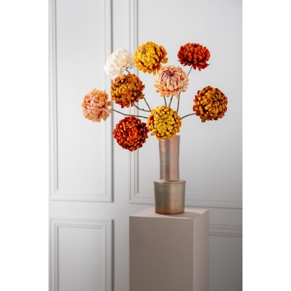 SILK-KA | Silk-ka | Chrysant Tak | Zalm | 76cm