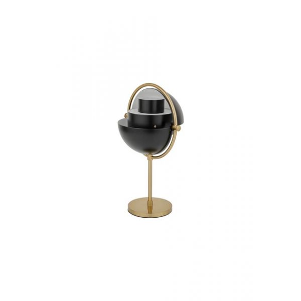 GUBI | Gubi | Multi-Lite Draagbare Lamp | Goud/Matt Zwart