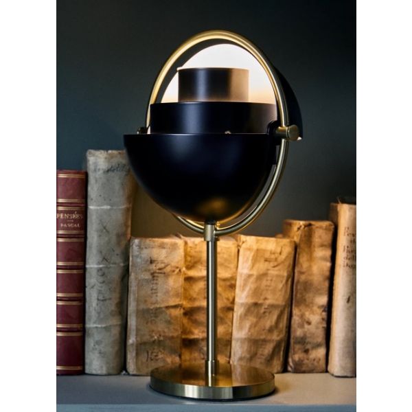GUBI | Gubi | Multi-Lite Draagbare Lamp | Goud/Matt Zwart