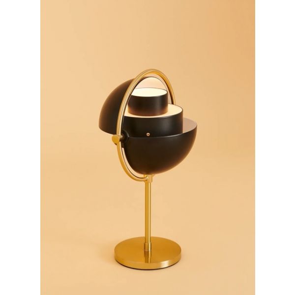 GUBI | Gubi | Multi-Lite Draagbare Lamp | Goud/Matt Zwart