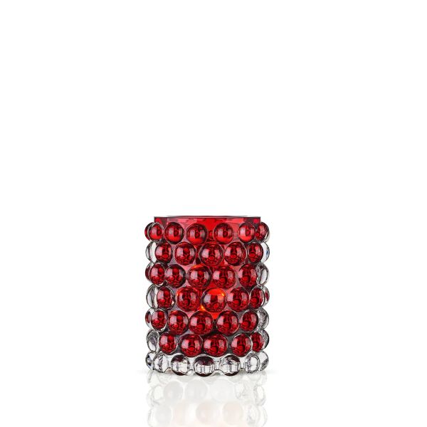 SKOGSBERG & SMART | Skogsberg & Smart | Waxinelichthouder | Boule | Medium | Cardinal Red 